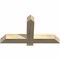 Ekena Millwork Eugene Rough Sawn Timber Gable Bracket, Douglas Fir, 36"W x 19"H x 4"D x 4"F, 13/12 Pitch GBW036X19X0404EUG00RDF - alternate 2